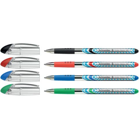 Penne a sfera Schneider Slider Basic - tratto XB - astuccio da 4 assortiti P151294